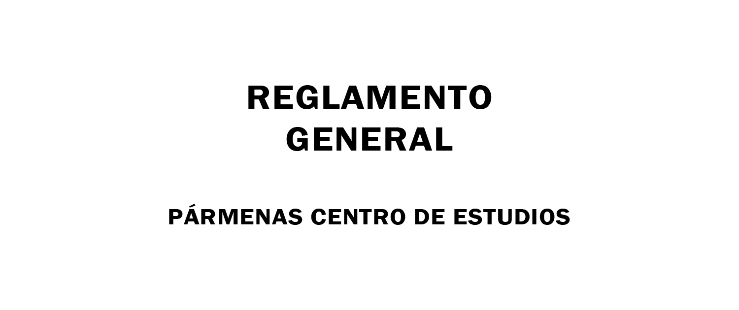 REGLAMENTO GENERAL